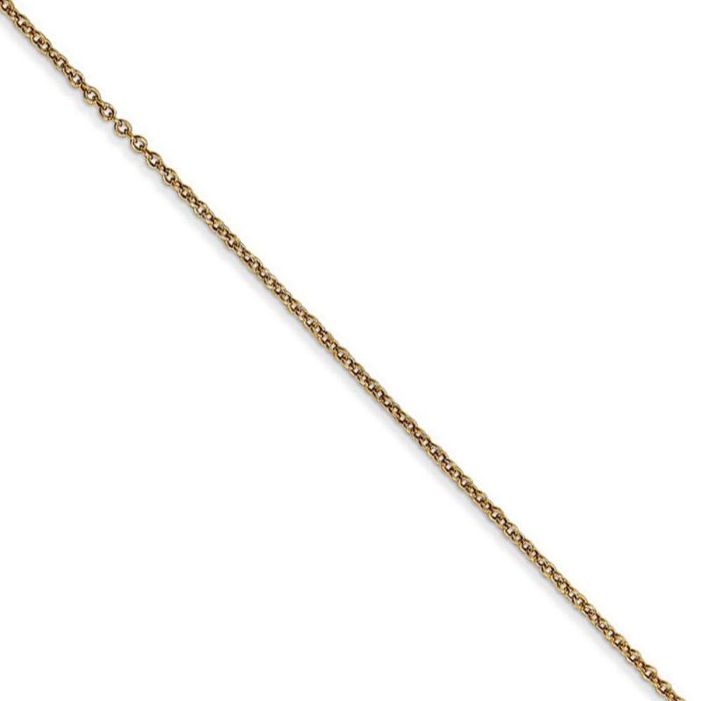 14k Yellow Gold Textured Polished Butterfly (17mm) Necklace - 24 Inch - Picture 2 of 7